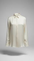 Minimalist silk shirt